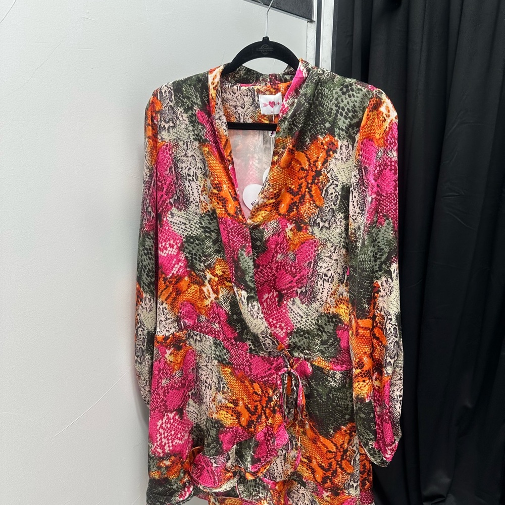 Buddy Love Multicolor Long Sleeve Dress